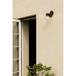Nuura Aps Nuura Liila outdoor wall light, width 16 cm, bronze/clear