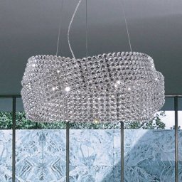Marchetti Crystal pendant light DIAMANTE Ø 95 cm