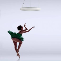 Marchetti LED pendant light Innes Ø 60 cm white