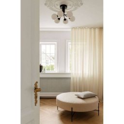 Nuura Aps Nuura Apiales 6 ceiling light, Ø 50 cm, black/opal