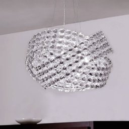 Marchetti Crystal pendant light DIAMANTE Ø 40 cm