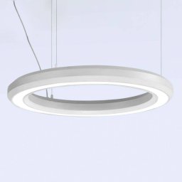 Marchetti LED pendant light Materica bottom Ø 60 cm white