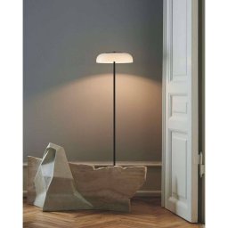 Nuura Aps Nuura LED floor lamp Blossi, height 120 cm, black/opal