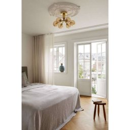 Nuura Aps Nuura Apiales 6 ceiling light, Ø 50 cm, brass/gold colour