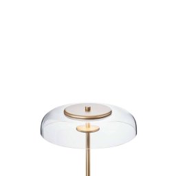 Nuura Aps Nuura LED floor lamp Blossi, height 120 cm, gold-coloured/clear