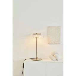 Nuura Aps Nuura LED table lamp Blossi, height 43 cm, gold-coloured/clear