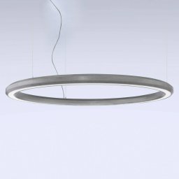 Marchetti LED pendant light Materica bottom Ø 120 cm concrete