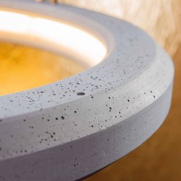 Marchetti LED pendant light Materica inside Ø 60 cm concrete