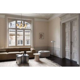 Nuura Aps Nuura Apiales 9 chandelier, Ø 60 cm, brass/gold colour