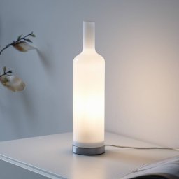JUST LIGHT. GmbH JUST LIGHT. Bottle table lamp, opal white, glass, E14