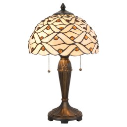Clayre&Eef 5181 table lamp in a Tiffany design