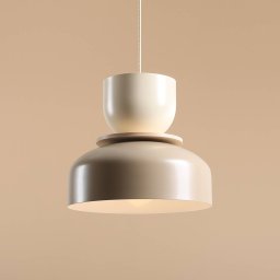 ALDEX Uto pendant light, beige/cream, Ø 30 cm, metal