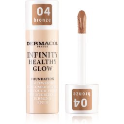 Dermacol Infinity Healthy Glow Liquid Foundation SPF 10 shade 04 Bronze 20 g