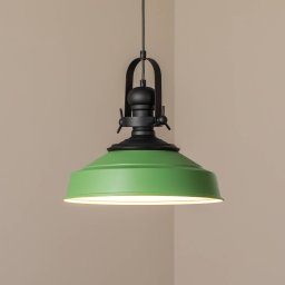 Opviq Craft pendant light, green, metal, Ø 41 cm, E27