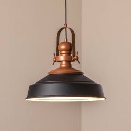 Opviq Craft pendant light, black, metal, Ø 41 cm, E27