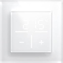 HOMEMATIC IP HMIP WGT-GF1 - Set 1x glass thermostat + frame, 1-gang