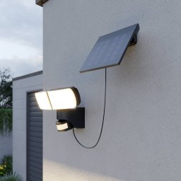 Arcchio Lissano LED solar wall spotlight with sensor