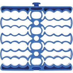 DELOCK 66325 - Cable Organizer with 24 cable entries blue