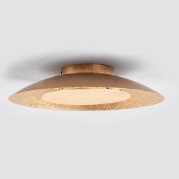 Lindby LED ceiling light Keti, Ø 35 cm, gold, round, metal