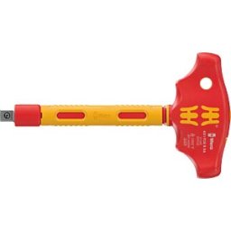 WERA 05005122001 - VDE T-handle ratchet screwdriver, 3/8''