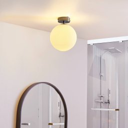 Arcchio Maviris LED bathroom ceiling lamp, globe, 18 cm