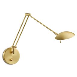 Knapstein Ninja dimmable LED wall lamp in matt brass