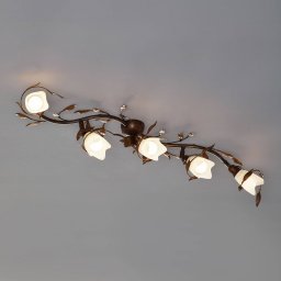 Kögl Campana ceiling light, 5-bulb, curved