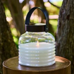 Sirius Aston Jar LED solar light, height 20 cm, black/brown, IP44