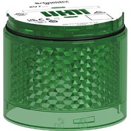 SCHNEIDER ELECTRIC XVB7C63 - Light element, modular, 70 mm, green, 24 V ACDC, strobe light, 2