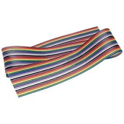 FREI AWG 28-20F 30M - Flat ribbon cable AWG 28, 20-pin, coloured, 30-m roll