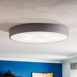 TEMAR LIGHTING Cleo 600 ceiling light, Ø 60 cm, grey