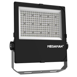 MEGAMAN Hugo LED outdoor spotlight, 150 W, 4000 K, IP66
