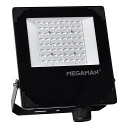 MEGAMAN Hugo LED outdoor spotlight, 50 W, 3000 K, IP66