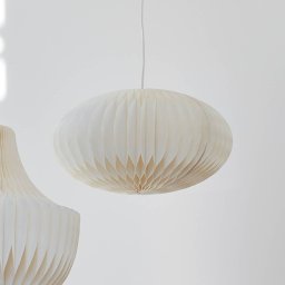 PR Home Anita pendant light with paper shade, white