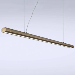Marchetti LED pendant light Materica Beam 200 cm brass
