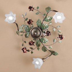 Kögl Rosaio ceiling light, round, three-bulb