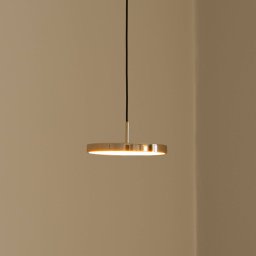UMAGE LED hanging light Asteria Micro, polished brass, Ø 15 cm