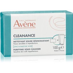 Avène Cleanance Purifying Solid Cleanser Dermatological Cleansing Bar for oily acne-prone skin 100 g