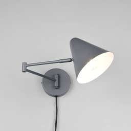 Trio Lighting Cosima wall light, anthracite, projection 54 cm, metal