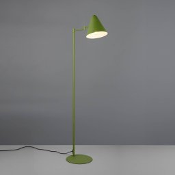 Trio Lighting Cosima floor lamp, green, height 126 cm, metal