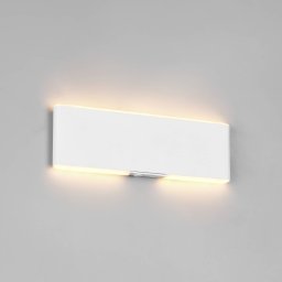 Trio Lighting Conchita LED rechargeable wall lamp, width 22 cm, white, metal, CCT