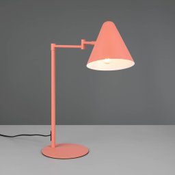 Trio Lighting Cosima table lamp, apricot, height 50 cm, metal