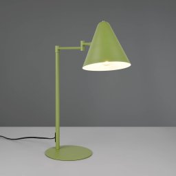 Trio Lighting Cosima table lamp, green, height 50 cm, metal