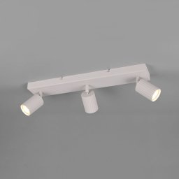 Trio Lighting Soka ceiling spotlight, light grey, length 50 cm, metal, 3-bulb.