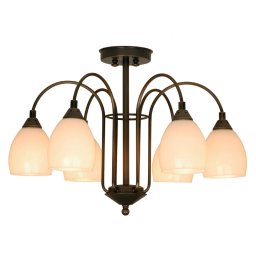 Menzel YEAR 1900 stylish six-bulb ceiling light
