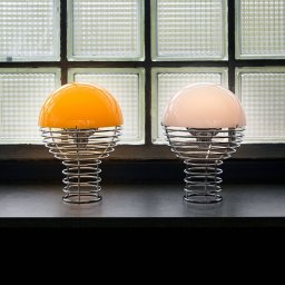 Verpan LED rechargeable table lamp WIRE, orange, height 25 cm, IP44