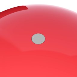 Verpan LED rechargeable table lamp WIRE, red, height 25 cm, IP44