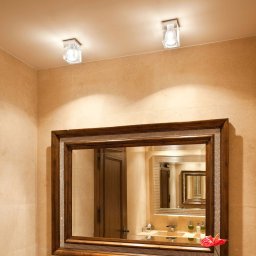 Fabbian Cubetto ceiling light 1-bulb, clear