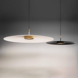 OLEV LED hanging light OVERFLY PLUS, black Ø 55 cm metal 927