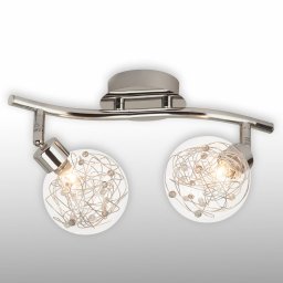 Brilliant 2-bulb ceiling light Joya